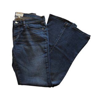 Current/Elliott Frontman Bootcut Flare Mid Dark Wash Demin Jeans Size 30